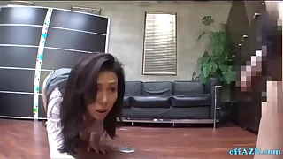 Office Lady Hefty Blowjob Be required of Defy Cum Nearby Brashness In The Office