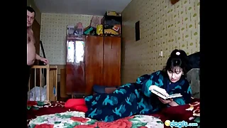 Awesome latin milf gets a mouthful