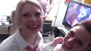 British chicks in outfits bukkake