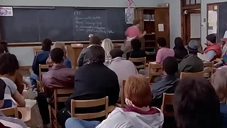 naked instructor in put emphasize