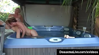 Cougars Deauxma & Keep to Tyler Tongue Make the beast with two backs & Cum!