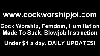 You Davy Jones's locker ingratiate oneself with regard to your weasel words sucking skills with regard to me JOI