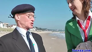 Brit milf fingered and fucked in elderly triumvirate